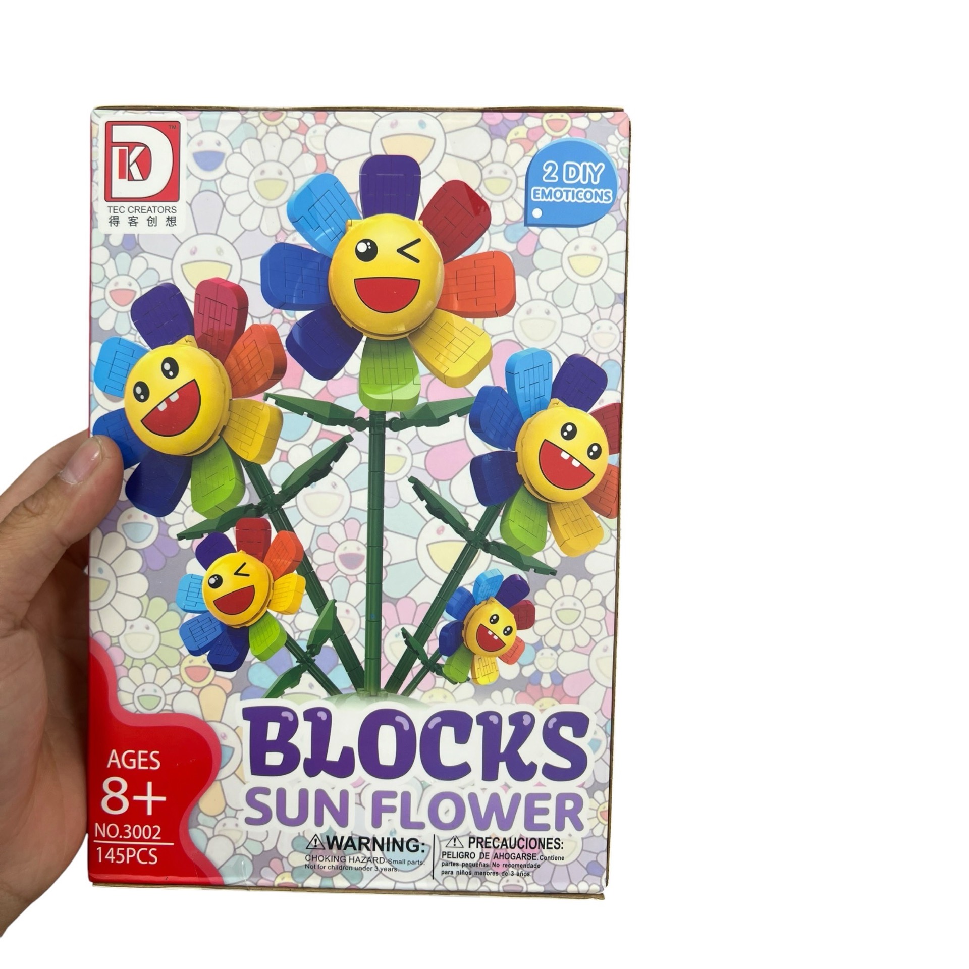 klocki kwiat