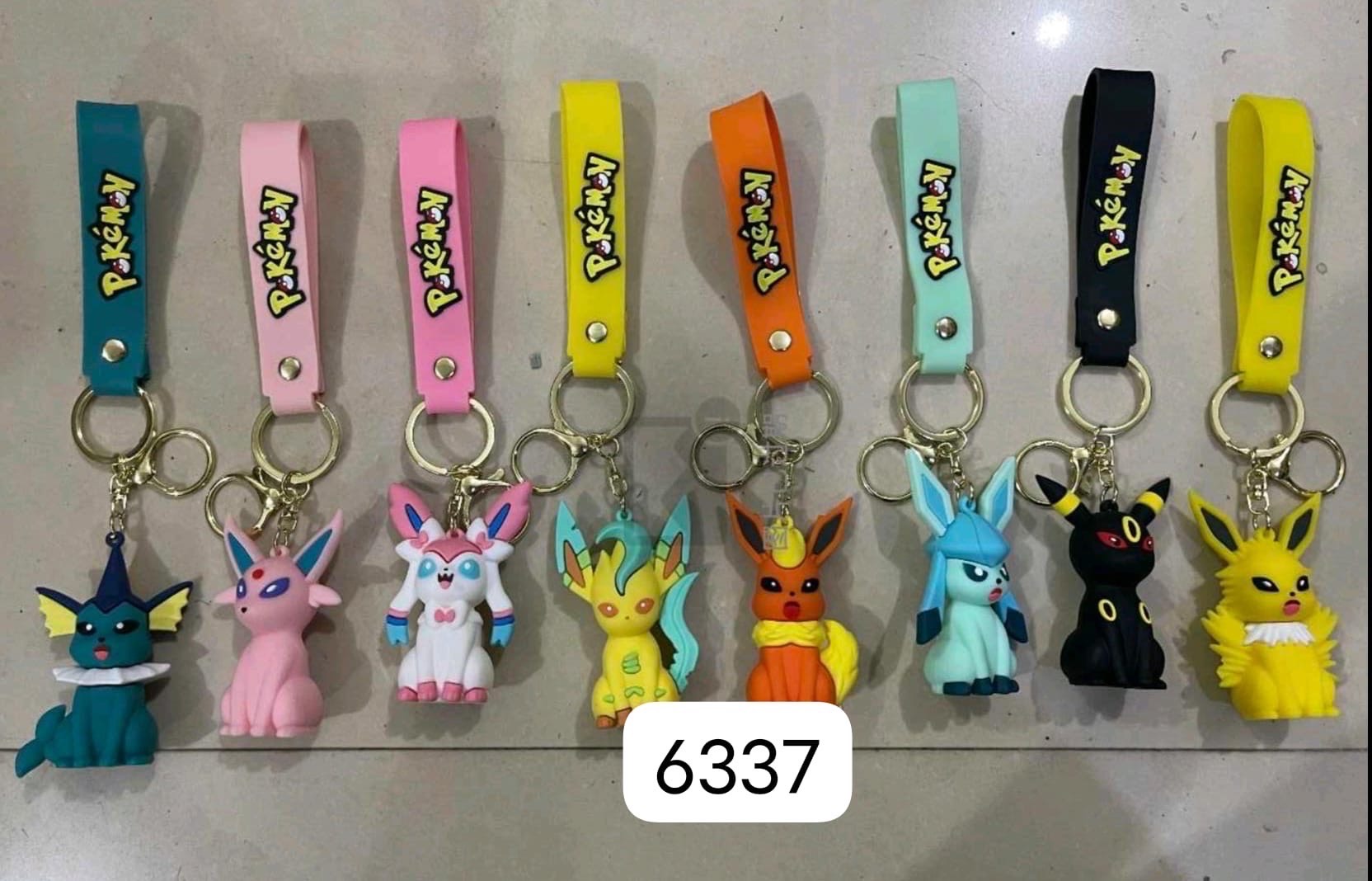 breloczki gumowa pokemon