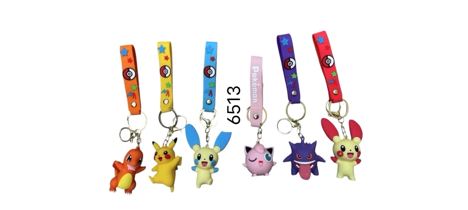 breloczki gumowa pokemon