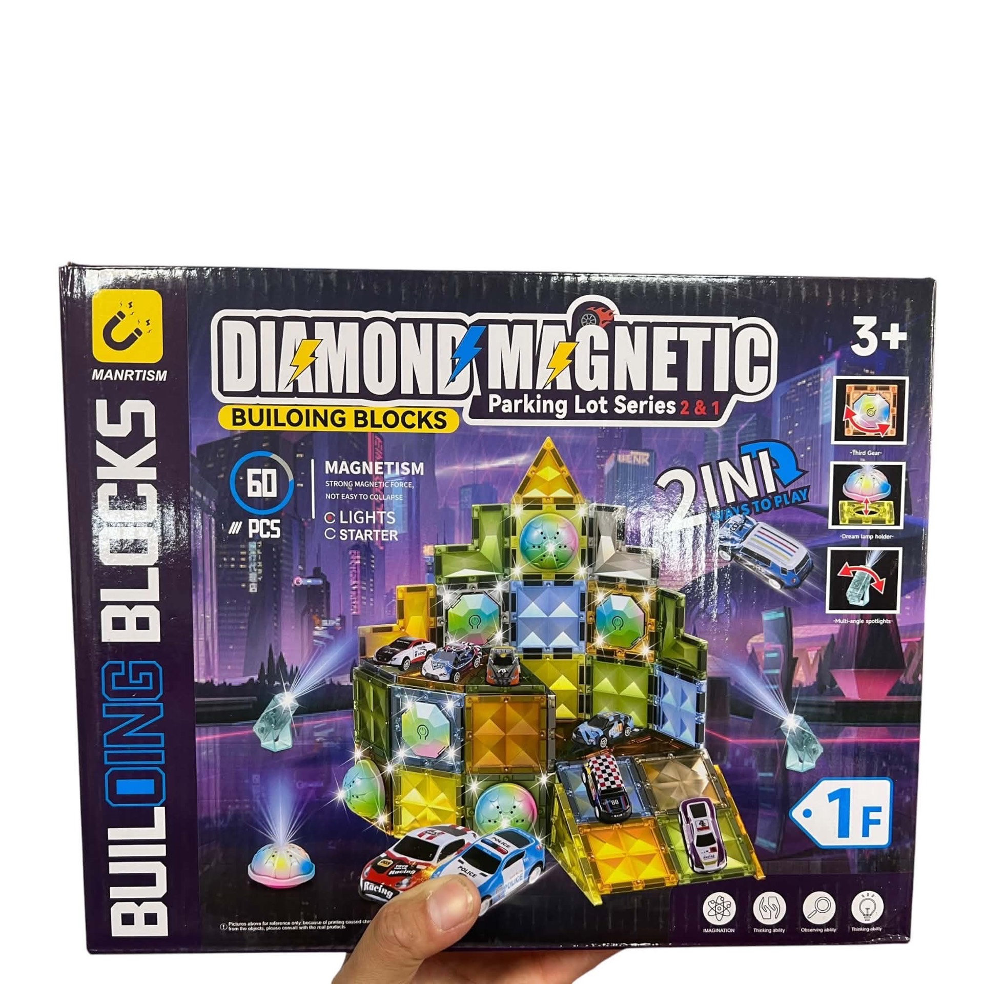 klocki magnet 60pcs
