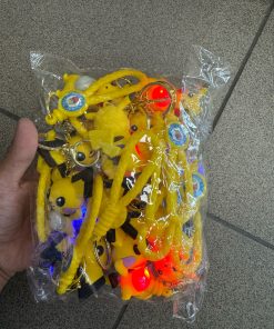 breloczki gumowa pokemon led