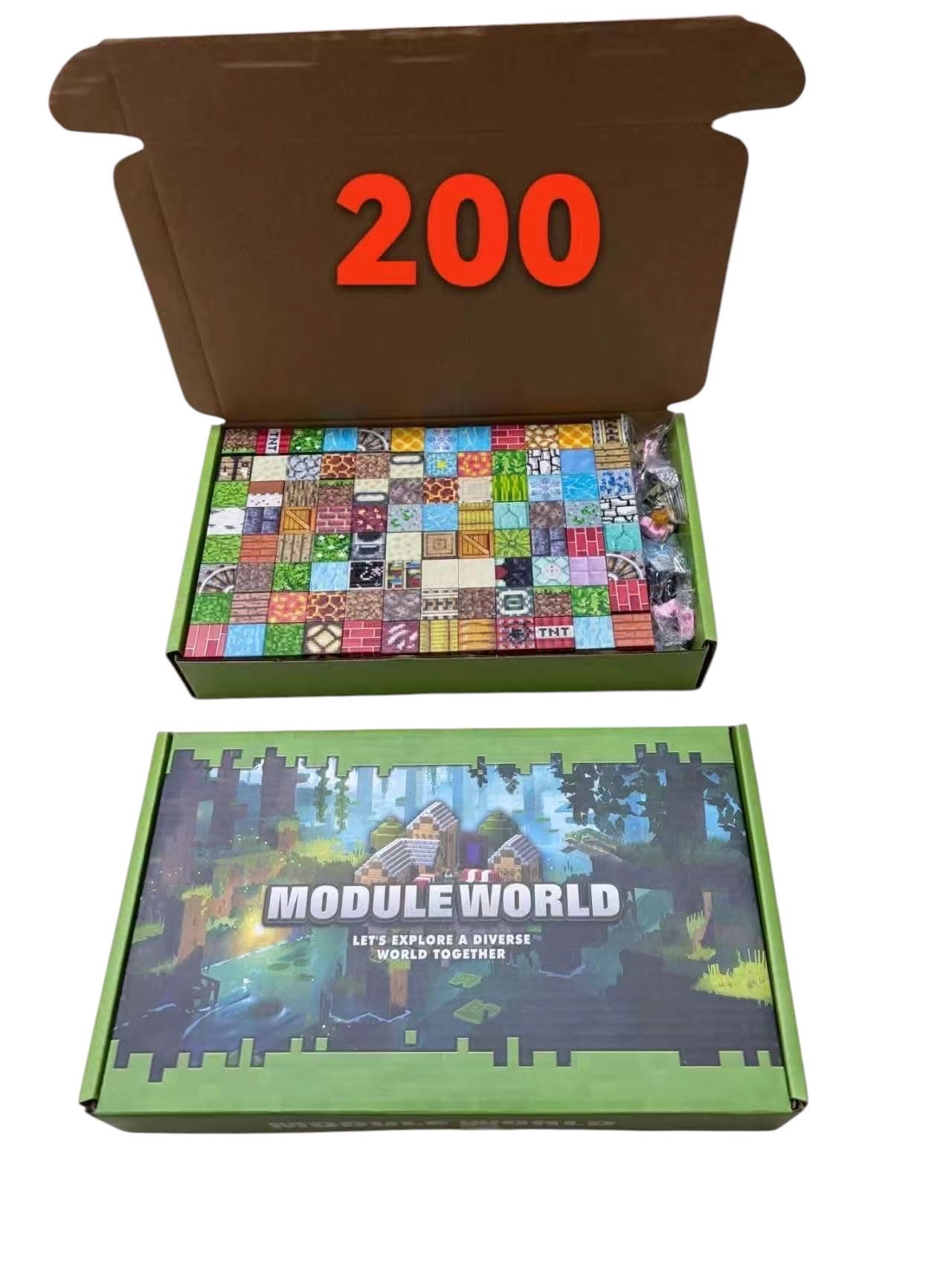 klocki magnet 200pcs