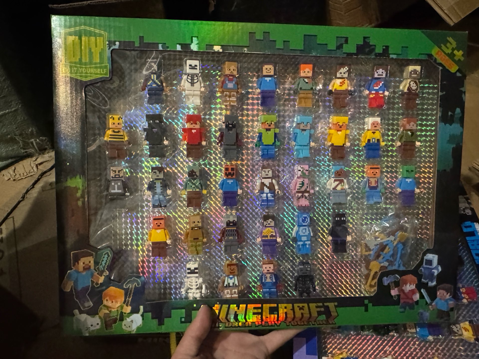 klocki minecraft 24pcs