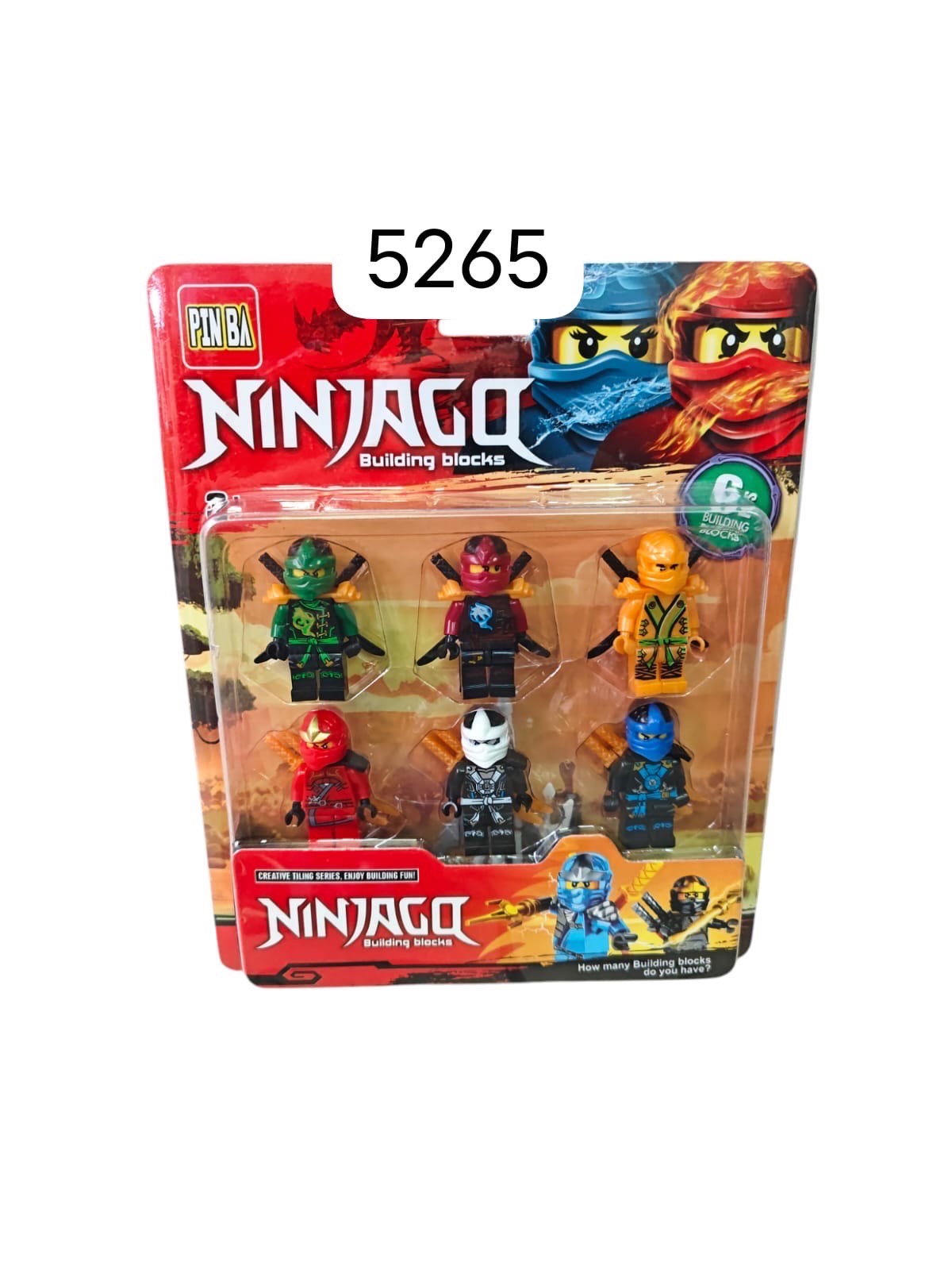 6pcs ninja