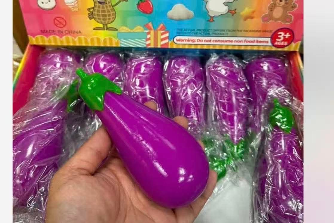 squishy bakłażan