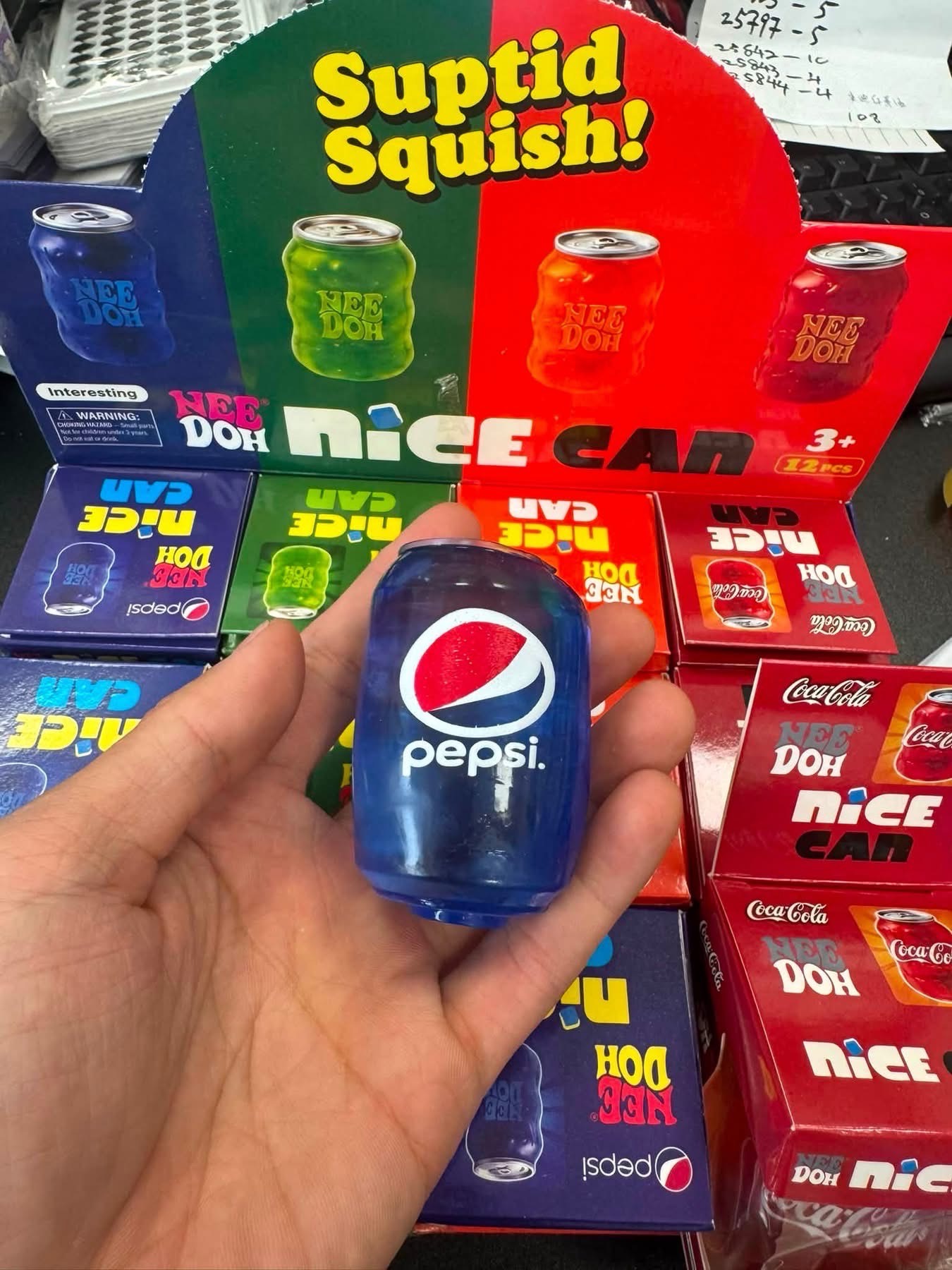 Gniotki coca, fanta, pepsi, sprite