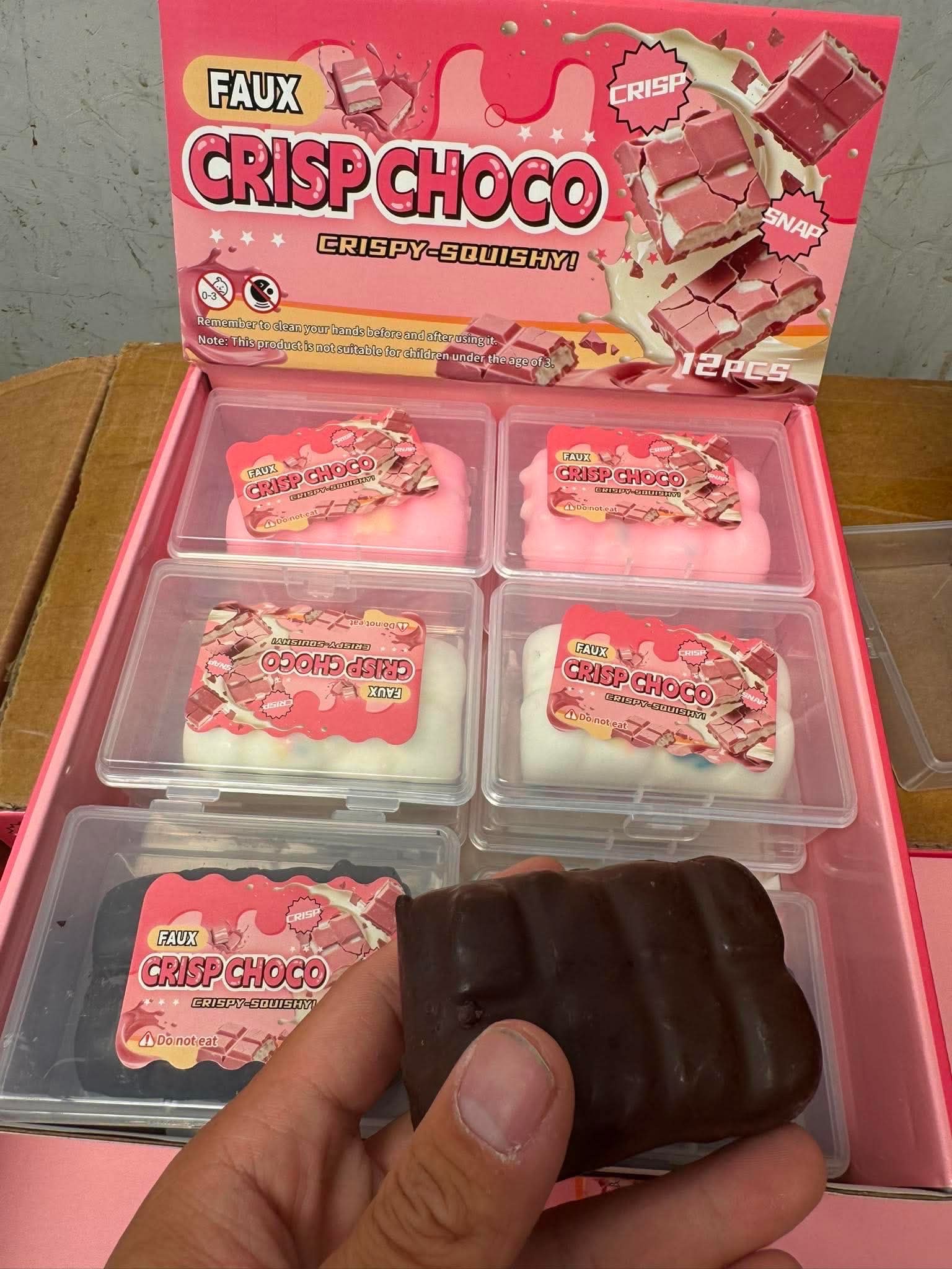 Crispy  – Gniotek antystresowy z chrupiącymi kuleczkami