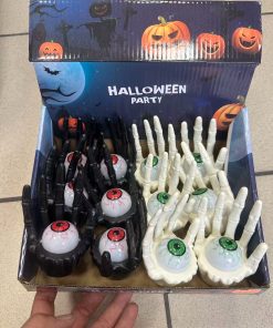 Świecąca ręka z okiem- halloween